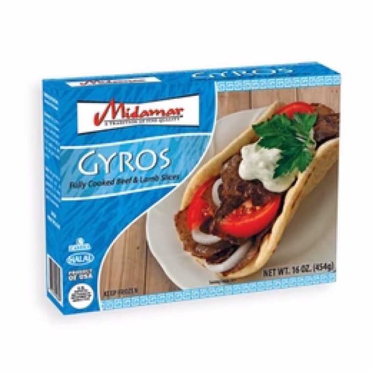 Halal Beef and Lamb Gyro Slices