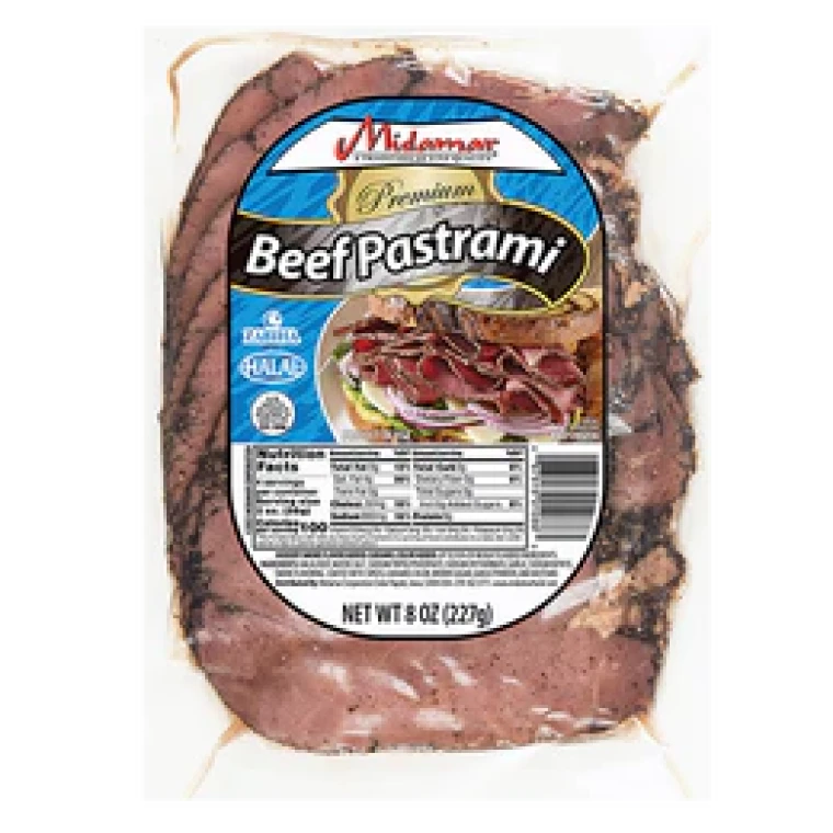 Halal Sliced Beef Pastrami